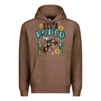 Chestnut let's rodeo Premium Hoodie - MaliasSmallBusiness