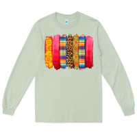 Matcha mexican leopard brushstroke Long Sleeve Tee - Zillion Design Studio