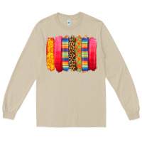 Mushroom mexican leopard brushstroke Long Sleeve Tee - Zillion Design Studio