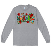 Heather Grey mexicana Long Sleeve Tee - AdoDesignShop