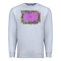Heather Grey Old Leopard Purple Glitter Frame Premium Sweatshirt - Bettercallsaul