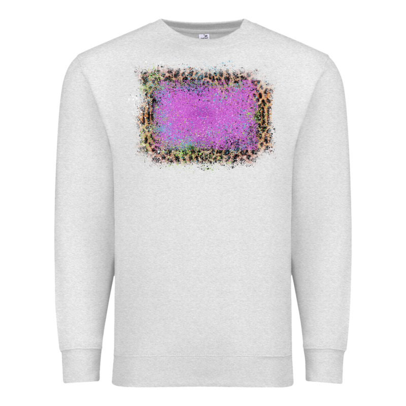 Old Leopard Purple Glitter Frame Premium Sweatshirt by Bettercallsaul | Teevron