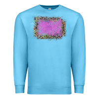 Ocean Blue Old Leopard Purple Glitter Frame Premium Sweatshirt - Bettercallsaul