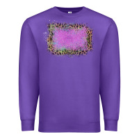 Purple Old Leopard Purple Glitter Frame Premium Sweatshirt - Bettercallsaul
