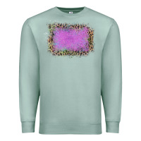 Seafoam Old Leopard Purple Glitter Frame Premium Sweatshirt - Bettercallsaul