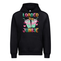 Black loaded tea junkie Urban Hoodie - MaliasSmallBusiness