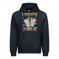 Navy loaded tea junkie Urban Hoodie - MaliasSmallBusiness