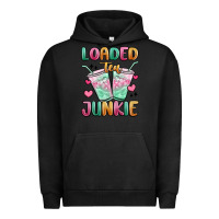 Pigment Black loaded tea junkie Urban Hoodie - MaliasSmallBusiness