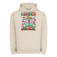 Pigment French Oak loaded tea junkie Urban Hoodie - MaliasSmallBusiness