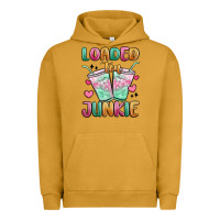 Pigment Peanut Butter loaded tea junkie Urban Hoodie - MaliasSmallBusiness