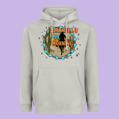 Amarillo By Morning Heavyweight Hoodie Designed By Jahusdesignshop