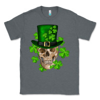 Charcoal Heather st. patrick's day skull Classic Tee - RanaPortraitStore