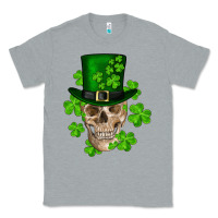 Heather Grey st. patrick's day skull Classic Tee - RanaPortraitStore