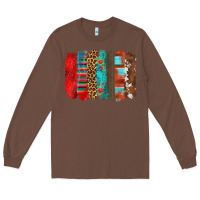 Chestnut mexican brushstroke Long Sleeve Tee - Zillion Design Studio