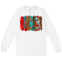 White mexican brushstroke Long Sleeve Tee - Zillion Design Studio