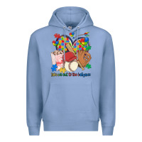 Colony Blue take me out to the ballgame  autism baseball Premium Hoodie - MaliasSmallBusiness