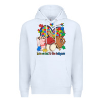 White take me out to the ballgame  autism baseball Premium Hoodie - MaliasSmallBusiness