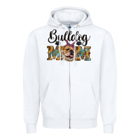 Western Bulldog Mom Zipper Hoodie | Teevron