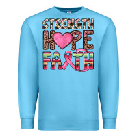 Ocean Blue strength hope faith Premium Sweatshirt - JahusDesignShop