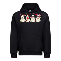 Black valentines day ghost Urban Hoodie - MaliasSmallBusiness