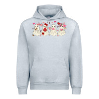 Heather Grey valentines day ghost Urban Hoodie - MaliasSmallBusiness