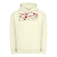 Pigment Pistachio valentines day ghost Urban Hoodie - MaliasSmallBusiness