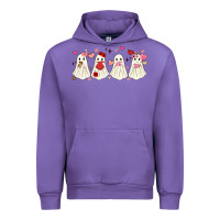 Tulip valentines day ghost Urban Hoodie - MaliasSmallBusiness