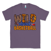 Lavender wild about basketball Classic Tee - Zillion Design Studio