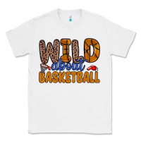 White wild about basketball Classic Tee - Zillion Design Studio