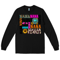 Black nana gemstone sunflower Long Sleeve Tee - texasbilliewilder