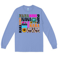 Colony Blue nana gemstone sunflower Long Sleeve Tee - texasbilliewilder