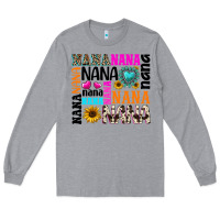 Heather Grey nana gemstone sunflower Long Sleeve Tee - texasbilliewilder
