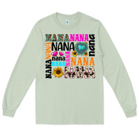 Matcha nana gemstone sunflower Long Sleeve Tee - texasbilliewilder