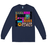 Navy nana gemstone sunflower Long Sleeve Tee - texasbilliewilder