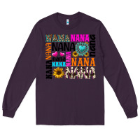 Plum nana gemstone sunflower Long Sleeve Tee - texasbilliewilder