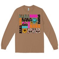 Toasted Coconut nana gemstone sunflower Long Sleeve Tee - texasbilliewilder