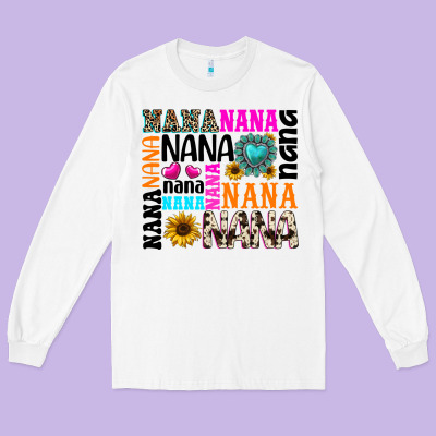 Long Sleeve Tee nana gemstone sunflower