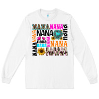 White nana gemstone sunflower Long Sleeve Tee - texasbilliewilder