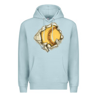 Blue Mist softball Premium Hoodie - MaliasSmallBusiness