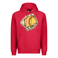 Cardinal softball Premium Hoodie - MaliasSmallBusiness
