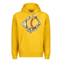 Lemon softball Premium Hoodie - MaliasSmallBusiness