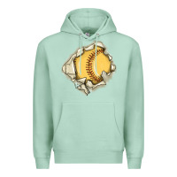 Seafoam softball Premium Hoodie - MaliasSmallBusiness