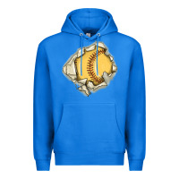True Royal softball Premium Hoodie - MaliasSmallBusiness