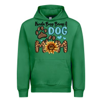 Emerald kinda busy being a dog mom Urban Hoodie - MaliasSmallBusiness