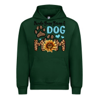 Forest Green kinda busy being a dog mom Urban Hoodie - MaliasSmallBusiness