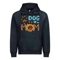 Navy kinda busy being a dog mom Urban Hoodie - MaliasSmallBusiness