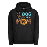 Pigment Black kinda busy being a dog mom Urban Hoodie - MaliasSmallBusiness