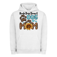 Pigment Lunar Rock kinda busy being a dog mom Urban Hoodie - MaliasSmallBusiness