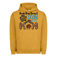 Kinda Busy Being A Dog Mom Urban Hoodie | Teevron
