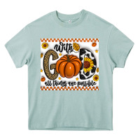 Arona With God All Things Are Possible Heavy Core Tee - CowhideDigitalArt